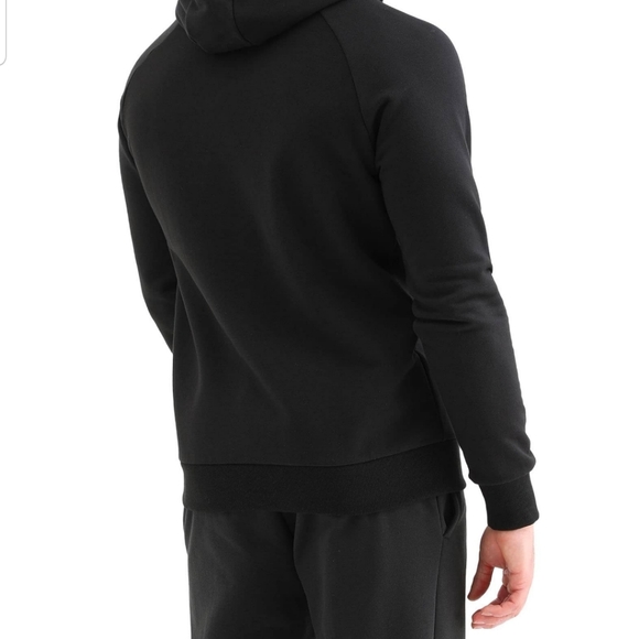 Hoodie black for men - Picture 3 of 8